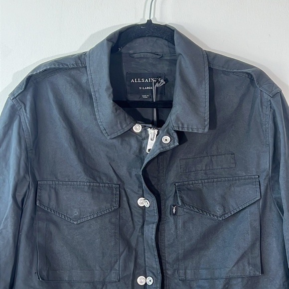 Allsaints Jacket 4 Pocket Detail Black - Picture 4 of 7